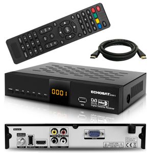 HD SAT Receiver Echosat 20500 Digital mit USB HDMI Cinch HDTV 1080p Tuner