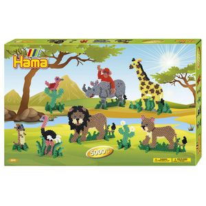 Hama Bügelperlen midi "Safari" Geschenkpackung 5,0 mm 5.000 Bügelperlen