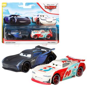 Auswahl Doppelpack | Disney Cars | Fahrzeug Modelle | Die Cast 1:55 | Mattel, Typ:Jackson Storm & Paul Conrev Auswahl Doppelpack | Disney Cars | Fahrzeug Modelle | Die Cast 1:55 | Mattel, Typ:Jackson Storm & Paul Conrev