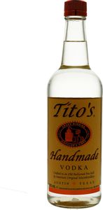 Tito's Handmade Vodka 0,7l, alk. 40 % obj., Vodka USA/Texas