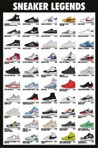 Sneaker Legends Poster  91,5 x 61 cm