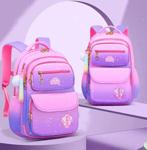 Kinderrucksack Kinder Schulrucksack Mädchen Rucksack Wasserdicht Backpack Leichte Schultaschen Für Mädchen Violett