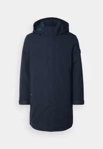 Tommy Hilfiger Winterjacke Parka dunkelblau einfarbig Reißverschluss + Knopf