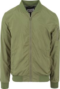 Bunda Urban Classics Light Bomber Jacket olive - M