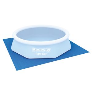 Bestway® Flowclear™ PE- Bodenplane 274 x 274 cm, blau, quadratisch