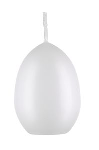 Kopschitz Kerzen Eierkerzen Weiß, 60 x 45 mm, 6 Stück