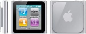 Apple iPod nano MP3-Player 8 GB (6. Generation, Multi-touch Display) silber