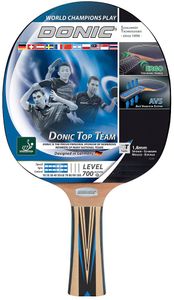 DONIC Waldner 800 Table Tennis Bat - ABP Adjustable Balance, Ergo Concave Grip, With Vari-Slick Rubber