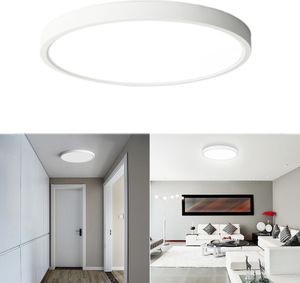 24W LED lampa sufitowa Ultraslim lampa sufitowa salon kuchnia łazienka lampa 1920LM IP40