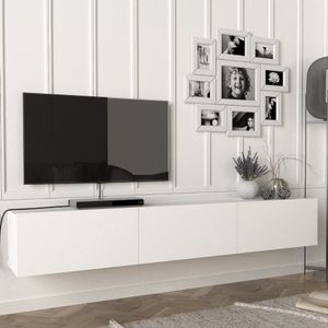 Fernsehschrank ’Vihti’ 180x31x29,5cm Weiß