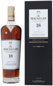 Macallan 18 Jahre Sherry Oak 2022 Speyside Single Malt Scotch Whisky, 0,7l, alc. 43 Vol.-%