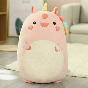 Squishmallows Plüschtier Kawaii Einhorn Dinosaurier Löwe weich großes Geschenk Einhorn 40cm