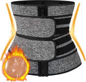 Waist Trainer Neopren Bauchweggürtel, Sport Fitness Gürtel Taille Trimmer Saunaeffekt Schwitzgürtel zur Fettverbrennung Muskelaufbau Saunagürtel S