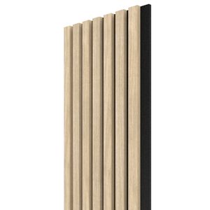 WALL CONCEPT akustický panel Dub šedý, filc + MDF, 2750x295x21 mm, 0,81 m2