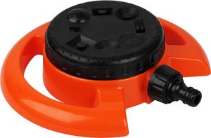 GARDEBRUK® Rasensprenger 8 Sprühvariationen Sprengweite 6m Schlauchadapter Garten Viereckregner Schwenkregner Sprinkler