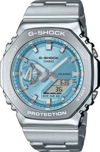 Casio G-Shock Armbanduhr Edelstahlband GM-2110D-2AER Casio G-Shock Armbanduhr Edelstahlband GM-2110D-2AER