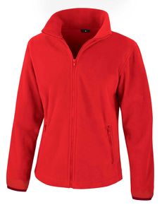Result Core dámská fleecová bunda Fashion Fit Outdoor Fleece Jacke R220F Rot Flame Red XL