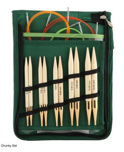 KnitPro wechselbare Nadelspitzen Sets Bamboo : Chunky Set KnitPro Sets: Chunky Set