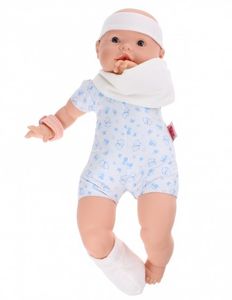 babypuppe Neugeborener Weichkörper Krankenhaus Junge 45 cm