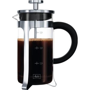 MELITTA Premium Mikrowelle mit Glas und Edelstahl 3 Tassen