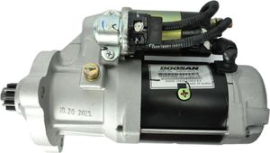 Vysoce výkonný startovací motor DOOSAN DV11 - modely 300516-00075, 300516-00075A - spolehlivost a výkon, náhradní díly pro rypadla