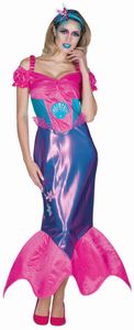 kostüm Meerjungfrau Damen rosa Größe 38
