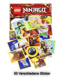 1 Display Sammelsticker 50 Tüten Lego Ninjago Legacy Sticker 