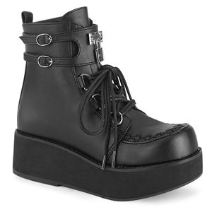 Demonia SPRITE-70 Ankle Boots Stiefeletten schwarz, Größe:EU-37 / US-7 / UK-4