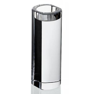 Teelichthalter "Skyline" (18cm), aus Bleikristall