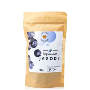 Jagody liofilizowane całe (500g)