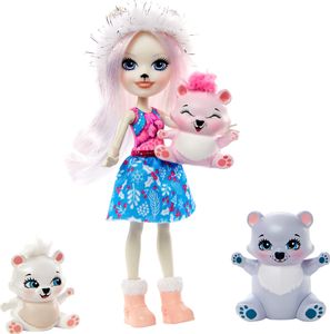 Enchantimals Pristina Polar Bear, Lalka modowa, Damski, 4 lat(a), Dziewczyna, Wielobarwny