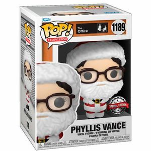 Funko Pop! Fernsehen: Das Büro - Phyllis Vance als Weihnachtsmann (Sonderausgabe) #1189 -Vinylfigur