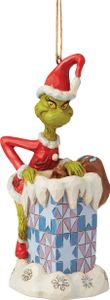 Grinch klettert in den Schornstein (Der Grinch) - Walt Disney Christbaumschmuck