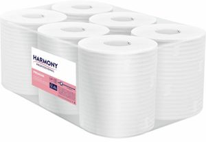 Maxi biele papierové uteráky 2-vrstvové v rolke z celulózy 6 ks