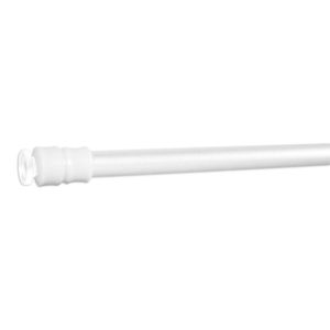 Klemmstange Klemmfix Flex für Scheibengardine Länge 25-40 cm Farbe weiß Fenster Gardine mit Schraubtechnik Ø 6/8 mm - ohne bohren
