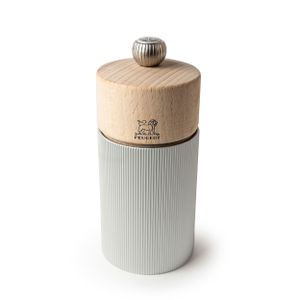 Peugeot Salzmühle Line, Gewürzmühle, Holz, Aluminium, Alu, Natur, 12 cm, 39899