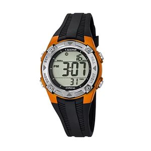 Calypso Kinderuhr by Festina Kids Teen Armbanduhr Digital K5685/7 schwarz orange