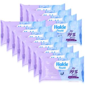 Hakle Feucht Pur mit 99% Wasser 42 Blatt - Toilettenpapier (12er Pack)