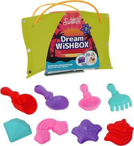Sandspielzeug-Set "Kristalle", grün, inkl. Tasche