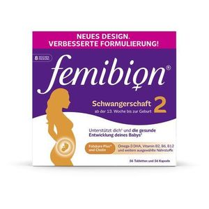 Femibion 2 Schwangerschaft Kombipackung 2X56 St