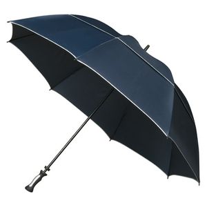 FALCONE Regenschirm DUNKELBLAU sehr dauerhaft groß Herren
