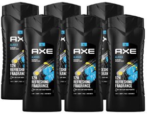 AXE 3in1 Duschgel & Shampoo Alaska XL 6x 400 ml Herren Männer Showergel  Shower Gel for Men