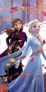 Anna Elsa Frozen Leaves Duschtuch Badetuch Handtuch 70 x 140cm