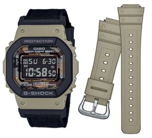 G-Shock Armbanduhr DW-5610SUS-5ER Wechselarmband Textil Resin