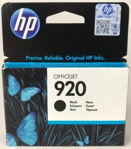 HP 920 - CD971AE - Atramentová kazeta / čierna (10 ml)