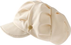 Damen Newsboy Cap Verstellbare Schirmmütze Baskenmütze Vier Jahreszeiten Atmungsaktiv Schirmmütze Damen Mädchen Vintage Casual Paperboy Maler Cabbie Hat