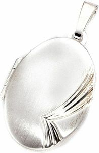 JOBO Medaillon 925 Sterling Silber teilmattiert