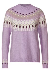 Street One  BF_sweater w. norway dess Größe 44, Farbe: 35290 soft pure lilac mel