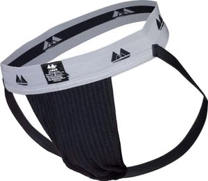 MM Sports - Herren Jocks - Original Edition Swimmer/Jogger Jockstrap 2 inch Black - Schwarz - 1 x Größe M MM Sports - Herren Jocks - Original Edition Swimmer/Jogger Jockstrap 2 inch Black - Schwarz - 1 x Größe M