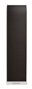 Mäusbacher Jalousieschrank Rolladenschrank Holzwerkstoff/Kunststoff Weiß matt lack/Graphit